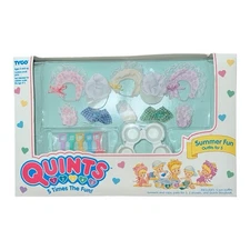 QUINTS Summer FUN outfits for 5 MISB TYCO 1989 VINTAGE