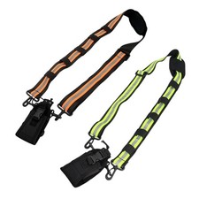 Construction Site Radio Harness System With Reflective Harness Safety Features