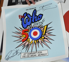 The Who &ldquo;Hits 50!&rdquo; Signed Poster (71/150) &ndash; From Private Collection