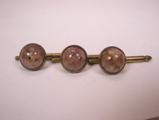 3/8" Marbled Brown Domes Round Vintage Formal Tuxedo Prom Shirt Stud set e30