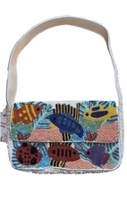 Viral Fish Ocean Beaded Bag Shoulder Bag Made in India TikTok Tjmaxx