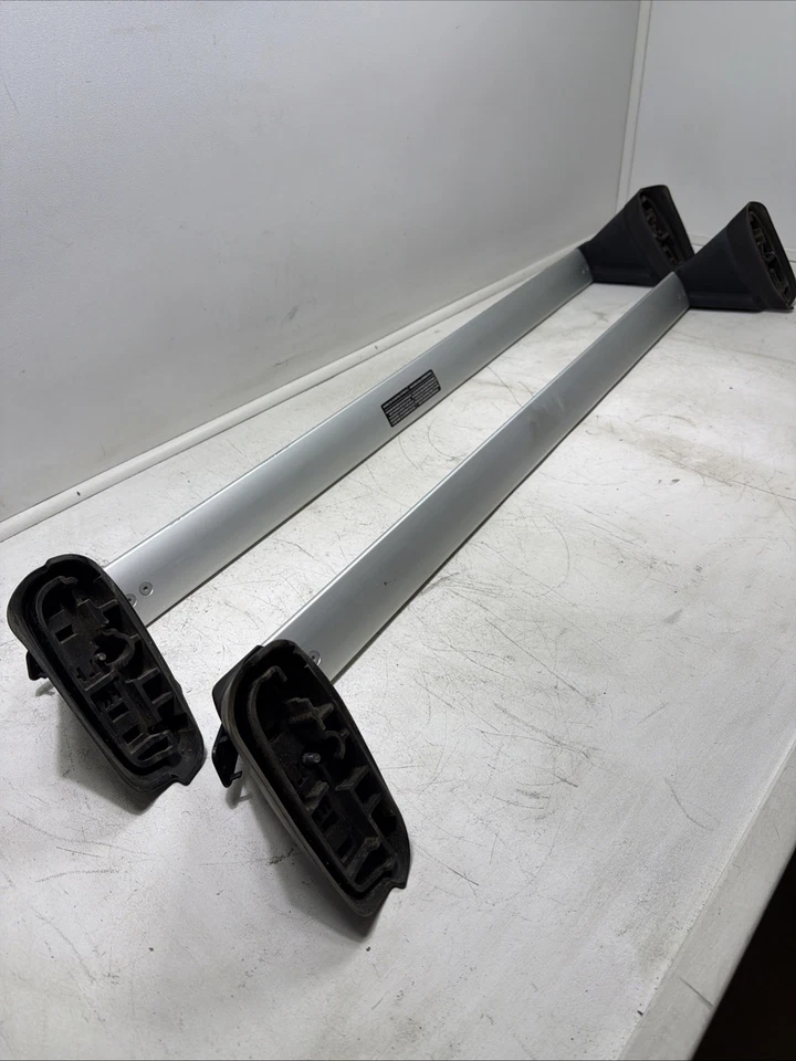 Juego de 2 portaequipajes Subaru Impreza Aluminum 2017 2023 portaequipajes de carga Foto 3 de 4