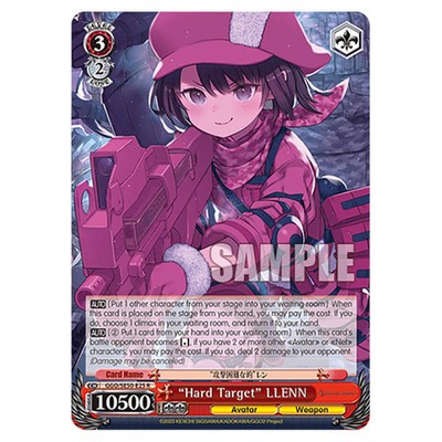 Weiss Schwarz SAO Alternative Gun Gale Online 2 ''Hard Target'' LENN (R) GGO/...