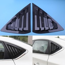 Voiture Couverture Ventilation Fenêtre Carbone Fibre Pour Nissan Sentra 2013-19