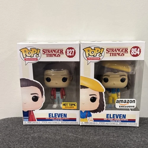 Funko Stranger Things Pops 827, 854 Eleven Exclusives! ￼