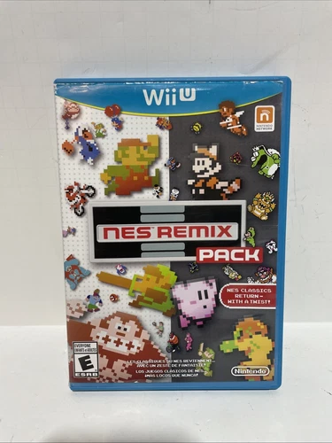 NES Remix Pack (Nintendo Wii U, 2014) Complete w/ Manual CIB