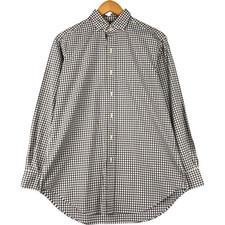 Used Ralph Lauren POLO by Ralph Lauren ESTATE gingham check wide collar long...