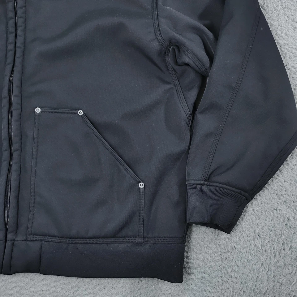 Chaqueta Alaskan Hardgear Para Hombres XL Negra Forrada Sherpa Con Capucha Softshell Ropa de Trabajo Foto 3 de 4