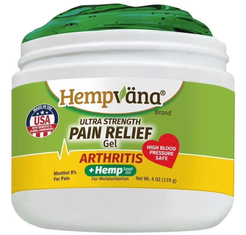 Hempvana Arthritis Pain Relief Gel, Ultra-Strength for Arthritis in Muscles.