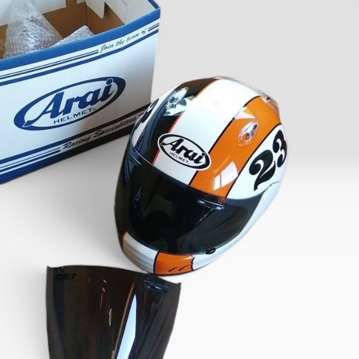 Arai Goth Tracker 23 XL Chris Karmodel Helmet Used Japan | eBay