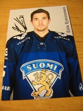 Eetu Koivistoinen - Finland  -   SIGNED PHOTO - de