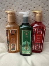 Bath & Body Works Six Holiday Scent Gel Hand Soaps Set of 6 *NEW* Free shipping 