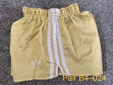 Vintage 1980?s Adidas shiny nylon sports shorts glanz exercise gym running beach