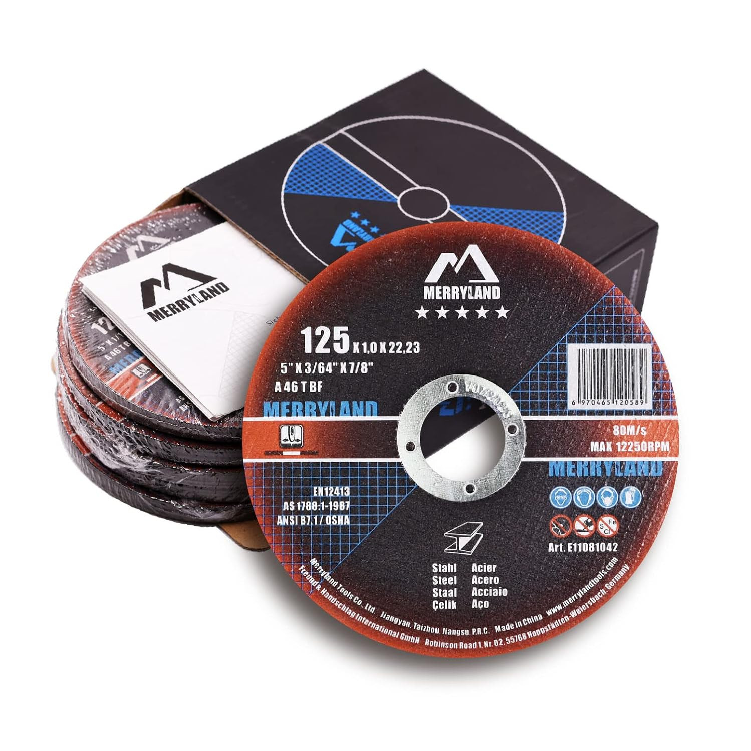 Set Dischi Smerigliatrice 125x1 Metallo e Inox - Prestazioni Extreme