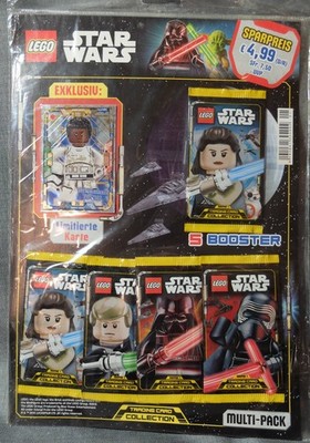 Lego Star Wars Multipack Karten Cards 2018 LE09 Goldkarte Serie1 + 5 Booster NEU