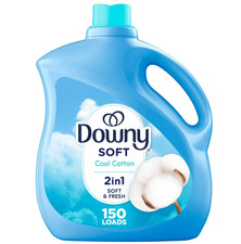 Fabric Softener Liquid, Cool Cotton Scent, 111 fl oz, 150 Loads 0.15 per gallon