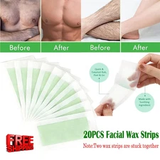 Hair Removal Paper Double Sided Cold Wax Strips Body Depilatory Patch Skin 2026
