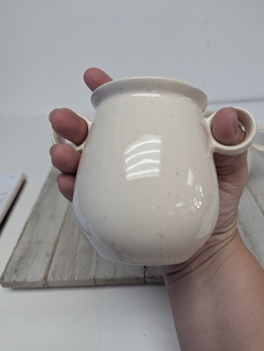Vintage Set of Vernonware Metlox Heavenly Days Sugar Dish Creamer with Lid MCM - Picture 11 of 12