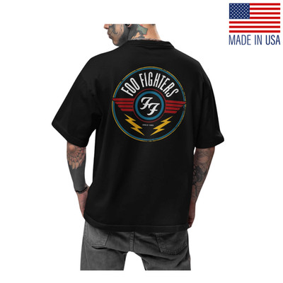 Foo Fighters Rock Band Concert Custom Graphic Inspired UniSex Back Of T-Shirt