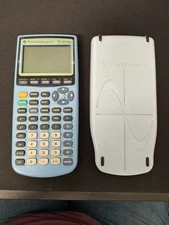 Texas Instruments TI-83 Plus Graphing Calculator - Blue w/ Cover Tested Works!