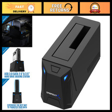 USB 3.0 to SATA External Hard Drive Docking Station for 2.5"/3.5" HDD/SSD, UASP