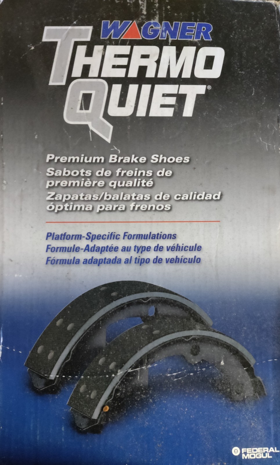Wagner ThermoQuiet Brake Shoes PAB154R 10" x 2 1/4" FORD MUSTANG AMERICAN