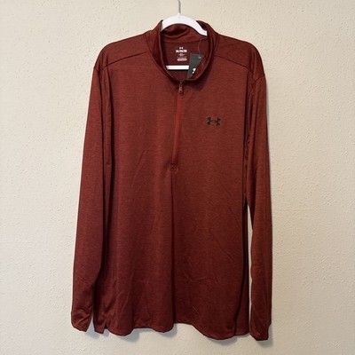 Under Armour Men's UA Tech Vent ½ Zip in Sedona Red size 2XL XXL New With Tags