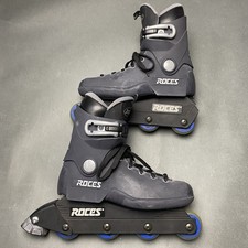 Roces M12 UFS Aggressive Street Italian Inline Skates Black Men Size 7