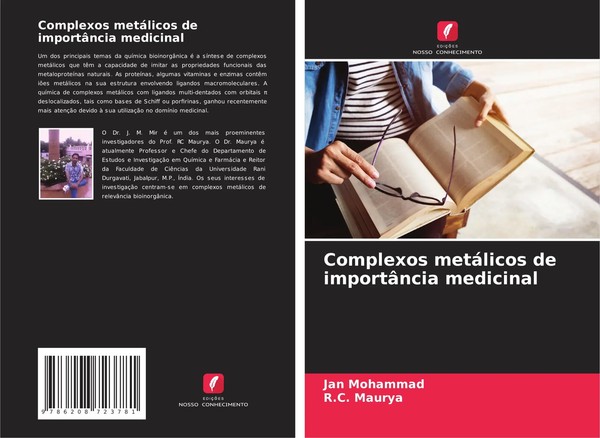 Complexos MetáLicos De ImportâNcia Medicinal Jan Mohammad (U. A.) Taschenbuch-image