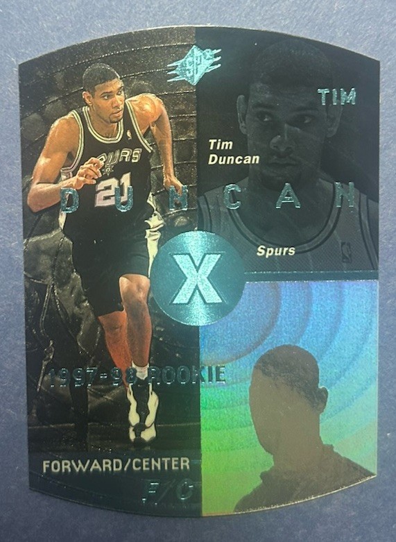 1997-98 SPx Tim Duncan Sky Rookie RC #37 Spurs