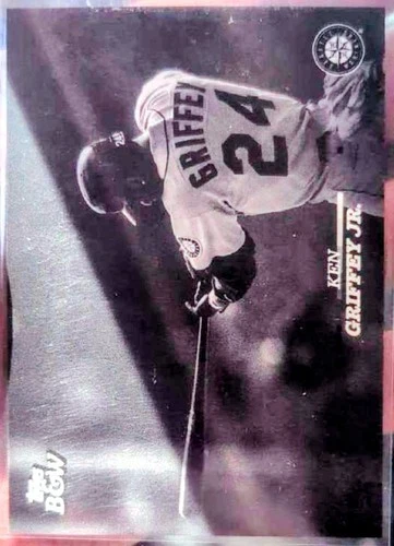 Topps 2024 Black & White Ken Griffey Jr. Seattle Mariners #76 Baseball Card