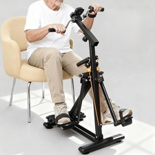 Arm and Leg Pedal Exerciser for Seniors - Seated Pedal Exerciser for Elderly,...