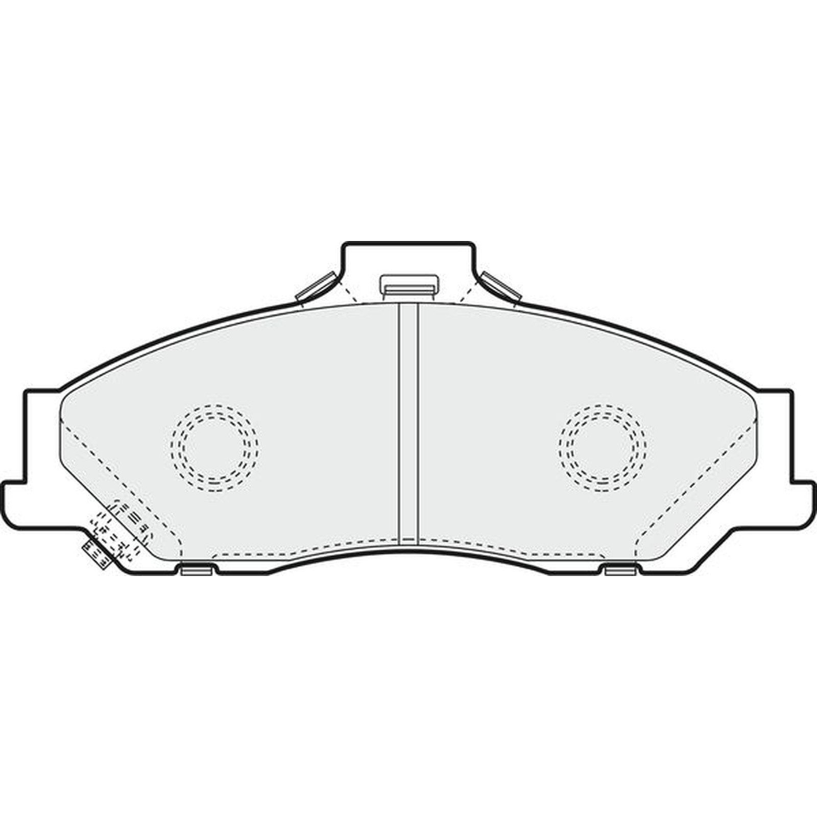 Brake Pads Set fits FORD RANGER ET 2.5D Front 99 to 12 2M342001EA 2M342001FA New - Image 3