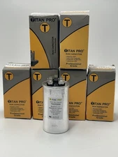 - Lot of 6- Titan Pro TRCFD255 Capacitor 25/5MFD 440/370VAC