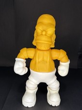 THE SIMPSONS HOMER WRESTLING UNDERTAKER WWE MADE IN MEXICO VINIL PLASTIC