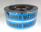2 x Presco CAUTION BURIED WATER LINE Underground Detectable Tape: 2 in x 1000 ft