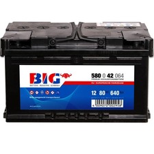 Autobatterie 12V 80Ah BIG Starterbatterie ersetzt 66Ah 70Ah 72Ah 74Ah 82Ah 85Ah