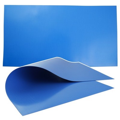 PVC Reparaturflicken Pool Luftmatratze Plane 50x27 cm zuschneidbar blau