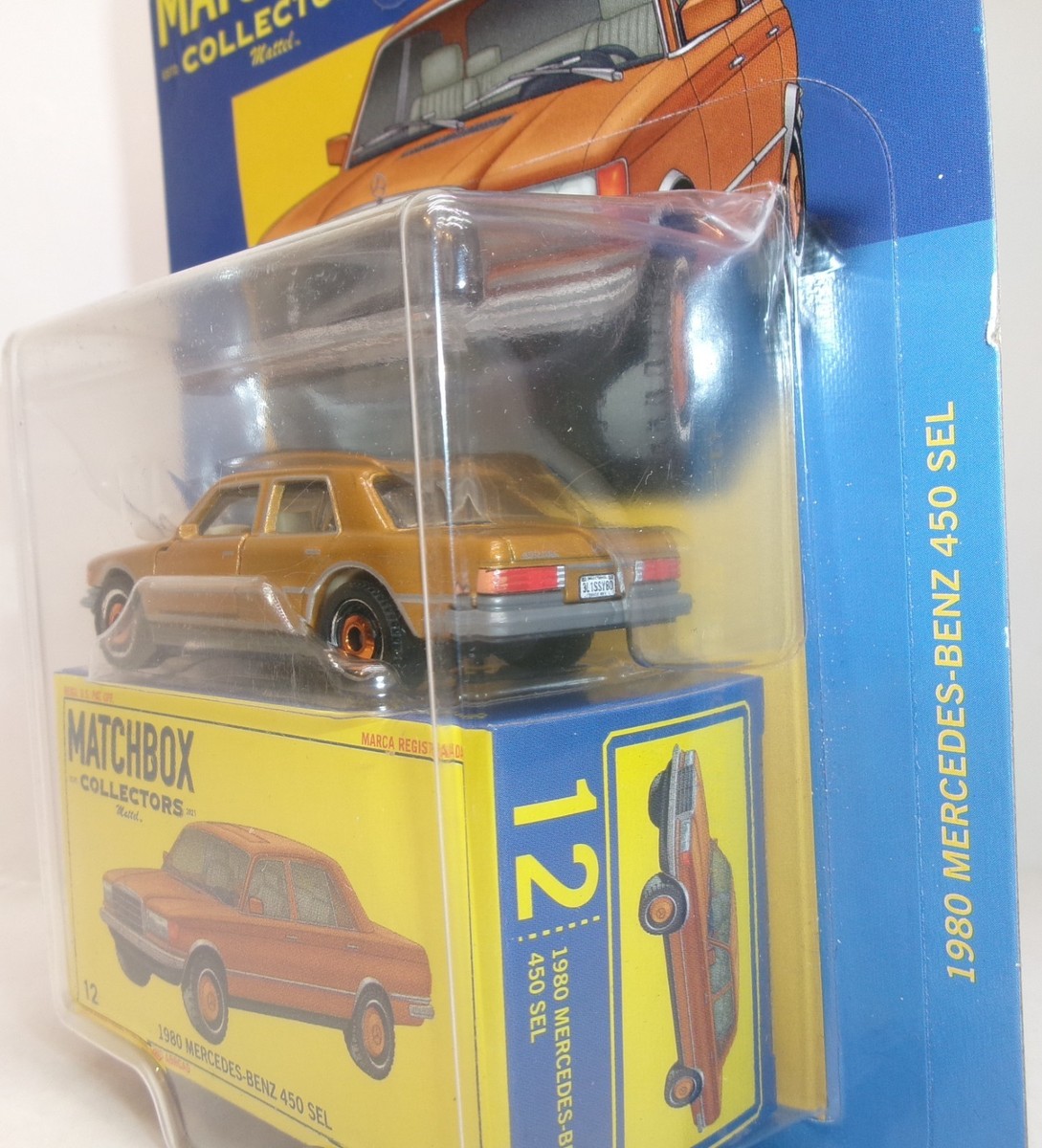 2024 MATCHBOX 1:64 MBX COLLECTORS 12/20 BROWN 1980 MERCEDES-BENZ