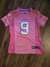 Nike Pink Dallas Cowboys Women's Large Short Sleeve Fitted Jersey #9 Tony Romo