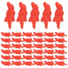 80 Pcs Snowman Carrot Nose for Crafts Snowman's Christmas Accessories