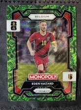 Eden Hazard Green Wave 2026 Panini Prizm Monopoly World Cup 