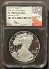2019-W $1 SILVER AMERICAN EAGLE NGC PF70 First Day of Issue MERCANTI : 07768