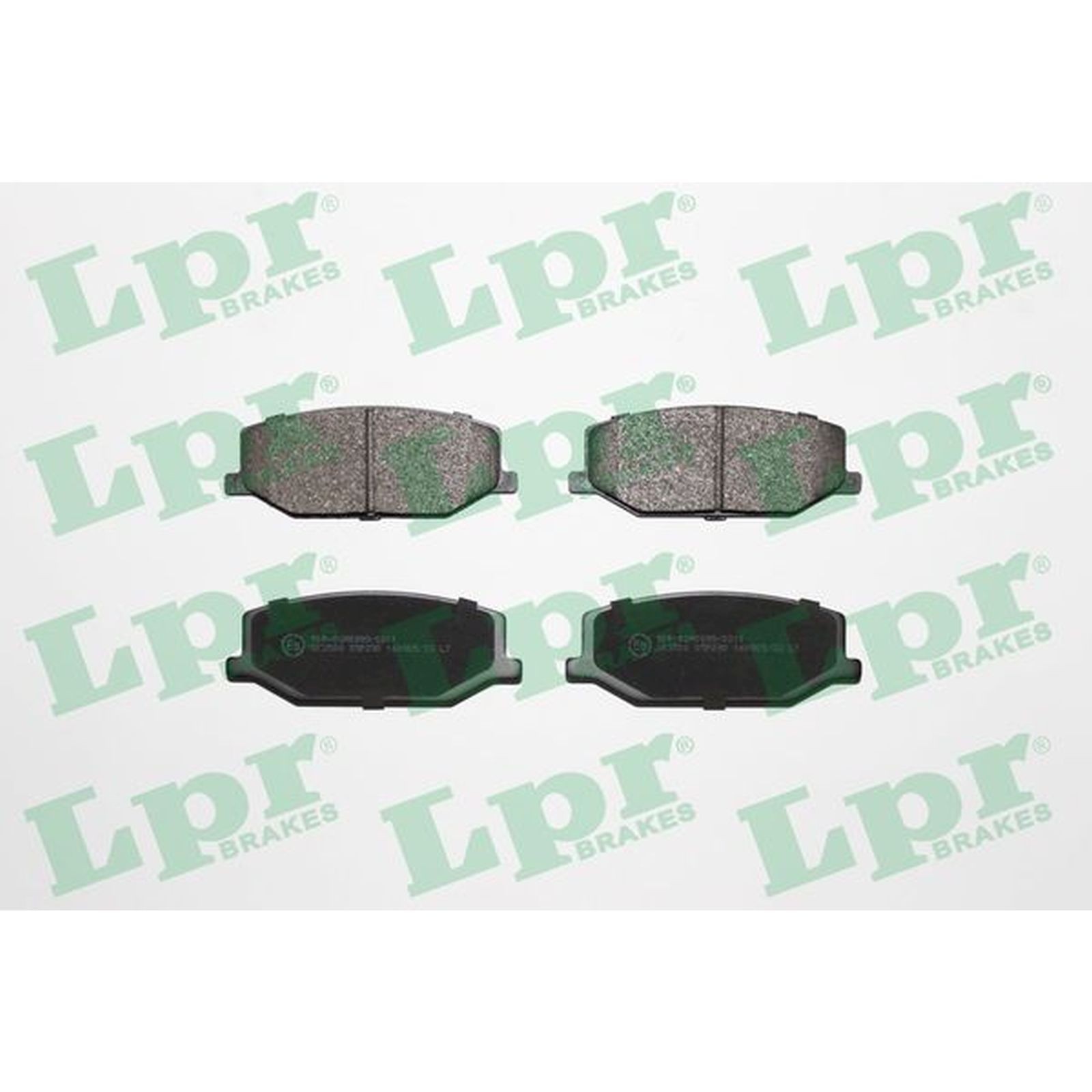 1x ORIGINAL® Lpr 05P290 Bremsbelagsatz, Scheibenbremse Vorne für Suzuki JIMNY
