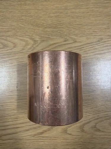 Nibco 600-DS 31/2 3-1/2" Sweat Fitting Copper Coupling With Dimple Stop Lot of 2