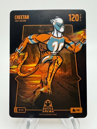 Bo Jackson Battle Arena TYREEK HILL CHEETAH Fire Battlefoil BF-141