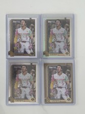2025 Topps Series 1 Jackson Merrill #125 Gold, Sandglitter, Rainbow Foil, Base