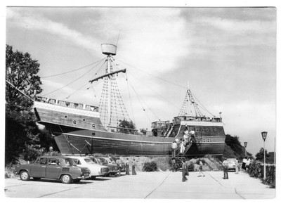 Postcard, Sassnitz Rügen, Sassnitz, OT New Mukran, Pirate Ship, Vers. 3, 1978