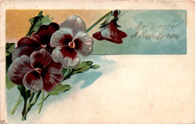 Sellersburg, R.R., Mable Lembre, Mr. Manzine, U.S Postcard