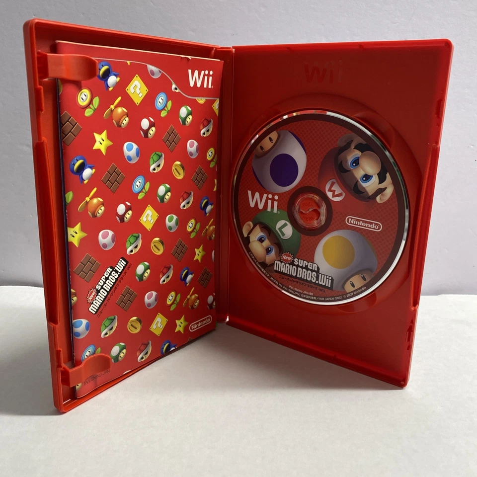 Super Mario Bros Wii (Japanese) CIB Complete In Box - Tested Works WJ014 - Image 3 of 3